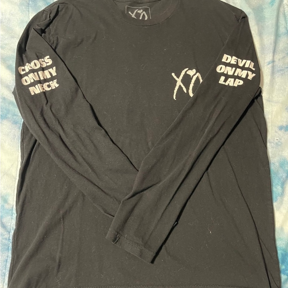 The Weeknd Merch Black Long Sleeve XO Brand !